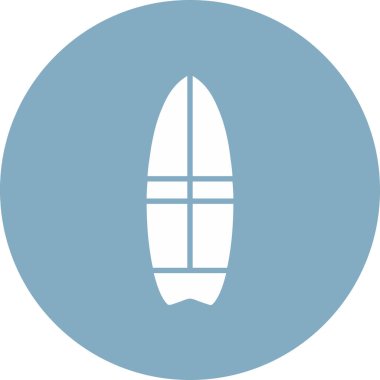 Mavi ve beyaz arkaplan simgesinin vektör çizimi