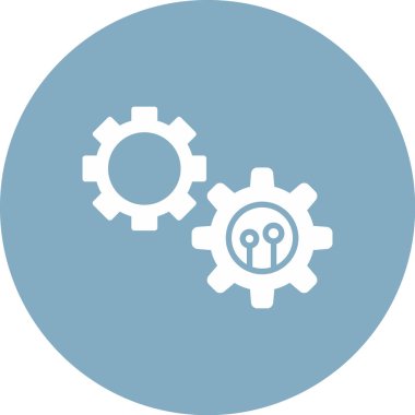 dişli vektör simgesi modern illüstrasyon