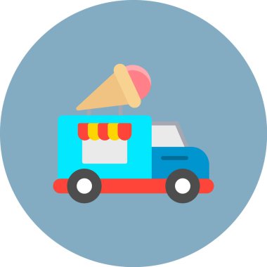 yemek dağıtım simgesi düz stil