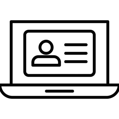 bilgisayar simgesi, vektör illüstrasyonu