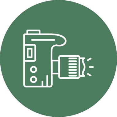 Modern gaz ikonunun vektör illüstrasyonu