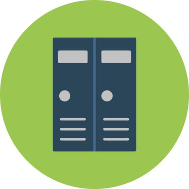 Sunucu. Web simgesi basit illüstrasyon