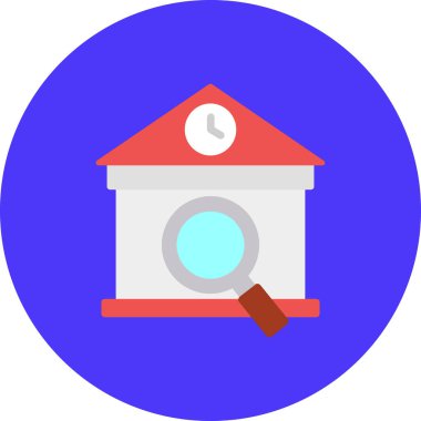 Saat simgesi vektör illüstrasyonu