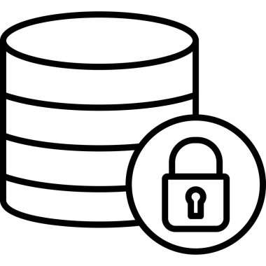 veritabanı veri depolama simgesi