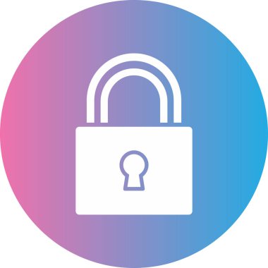 ikon vektör illüstrasyonunu kilitle