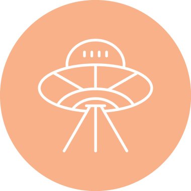 ufo. Web simgesi basit illüstrasyon