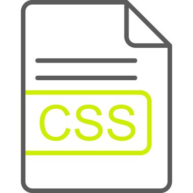 dosya biçimi simgesi, vektör illüstrasyonu