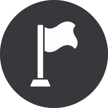 bayrak vektör simgesi, modern tasarım illüstrasyonu