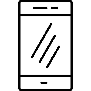 Telefon ikonu. Basit resimleme