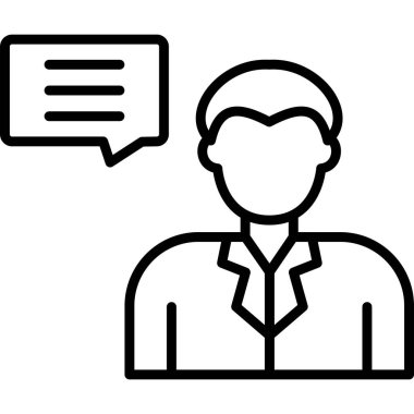 Yönetici simgesi vektör illüstrasyonu