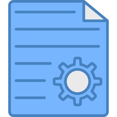 Dosya. Web simgesi basit illüstrasyon