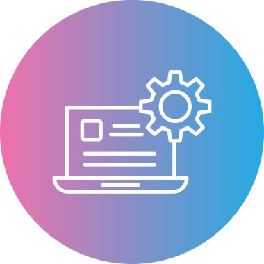 seo modern simgesinin vektör illüstrasyonu