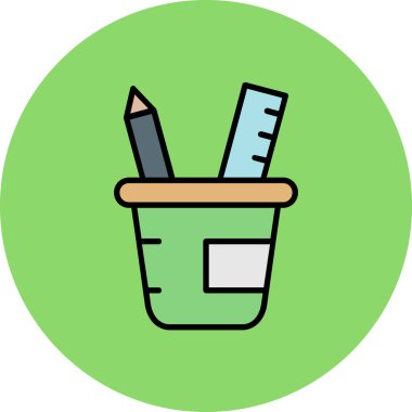 kalem vektörü simgesi modern basit vektör illüstrasyonu