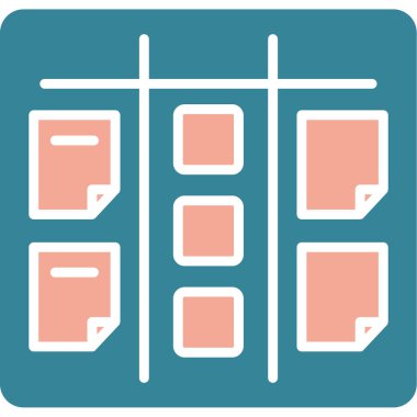 Mobilya simgesinin vektör illüstrasyonu