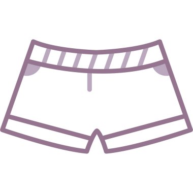 Pantolon. Web simgesi basit illüstrasyon