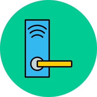 Kablosuz ağ simgesi. vektör illüstrasyonu