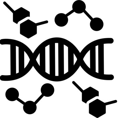 DNA molekül vektör çizimi
