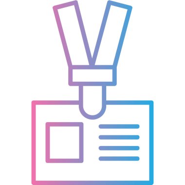 Bir simgenin vektör illüstrasyonu