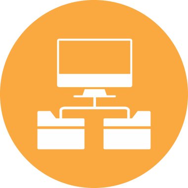 bilgisayar simgesi vektör illüstrasyonu