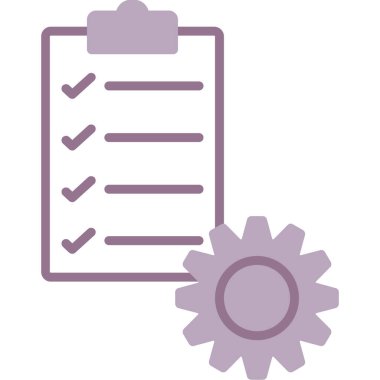 Yapılacaklar listesi web simgesi vektör çizimi