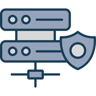 Güvenlik sistemi vektör simgesi