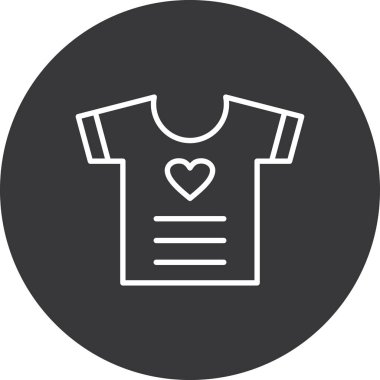 Bebek giysileri vektör simgesi