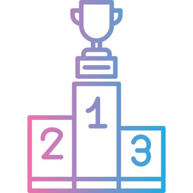 Kazanan Kupası vektör simgesi