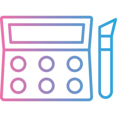 hesap makinesi simgesi vektör illüstrasyonu