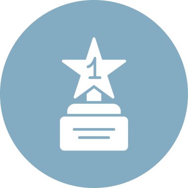 yıldız ödül simgesi, vektör illüstrasyonu