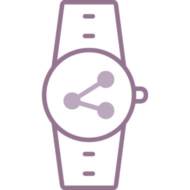 smartwatch simge vektör çizimi