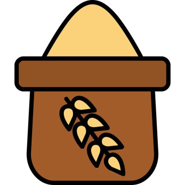 Buğday taneciği simgesi, özet biçimi