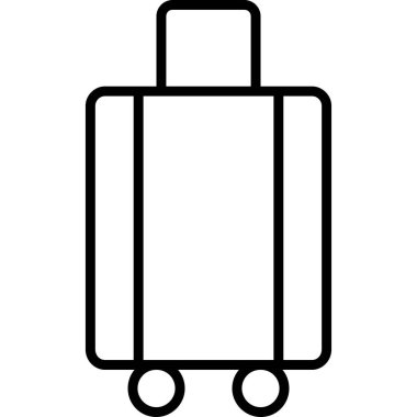 Çanta. Web simgesi basit tasarım