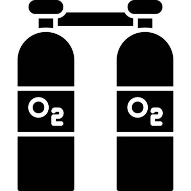 vektör gaz silindiri simgesi