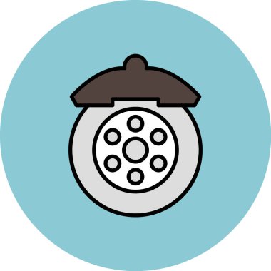 Moda tarzı izole edilmiş arka planda fan simgesi