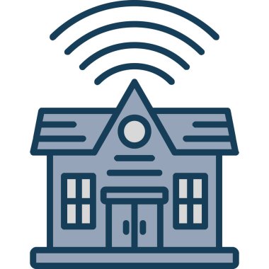 Wifi sembolü olan ev