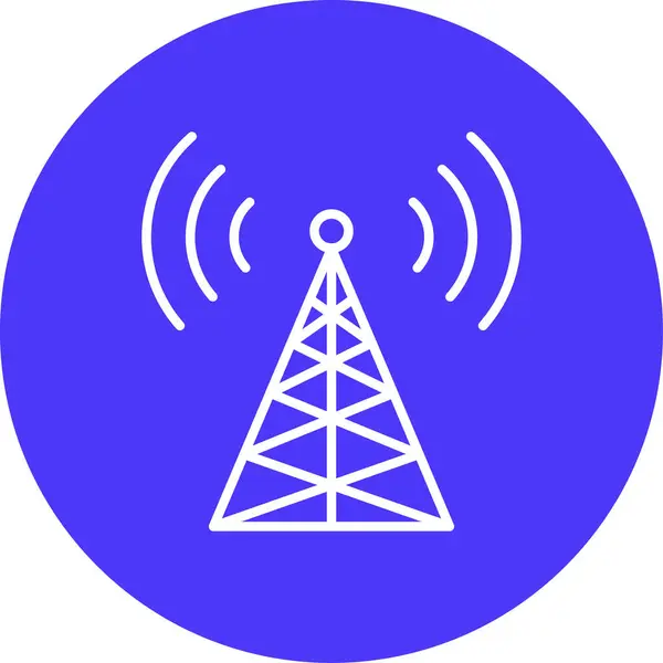 Anten. Web simgesi basit illüstrasyon