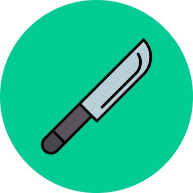 bıçak simgesi vektör illüstrasyonu