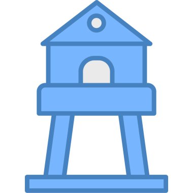 ev vektör simgesi. beyaz arkaplan evinde izole edilmiş çizgi film vektör simgesi.