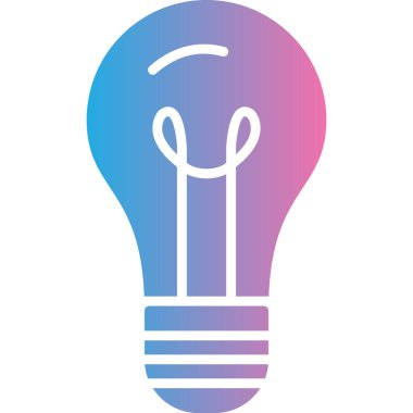 ampul simgesi vektör illüstrasyonu