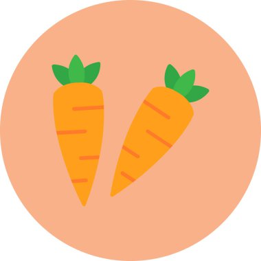 Havuç ve sebze ikonu.