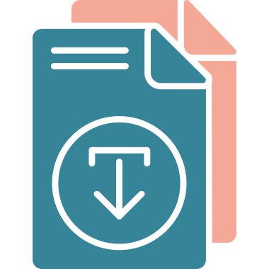 İndir. Web simgesi basit illüstrasyon