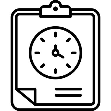 Alarm saat simgesi, özet biçimi