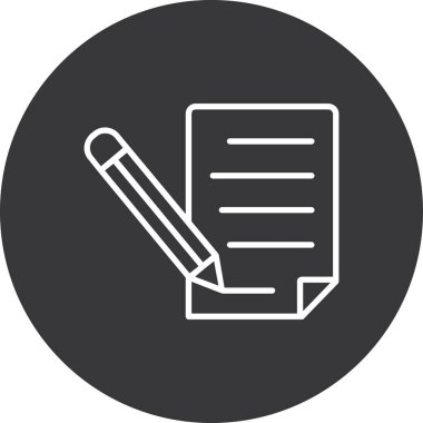 Vektör belgesi Simge illüstrasyonu