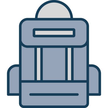 Otur. Web simgesi basit illüstrasyon