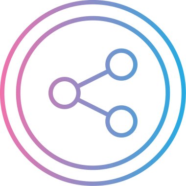 Ağ 'ın eşsiz vektör simgesi