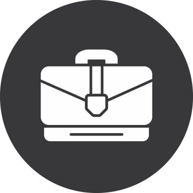 Çanta. Web simgesi basit illüstrasyon