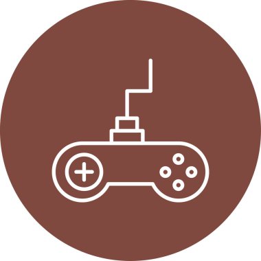 oyun çubuğu simgesi, vektör illüstrasyonu