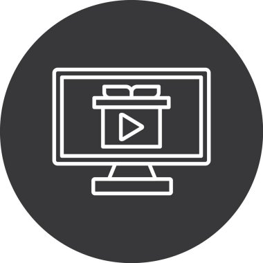 çevrimiçi vektör simgesi modern basit tasarım