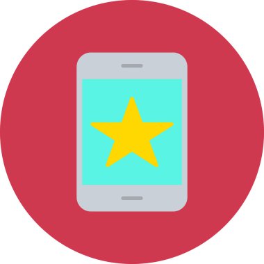 yıldız simgesi vektör illüstrasyonu