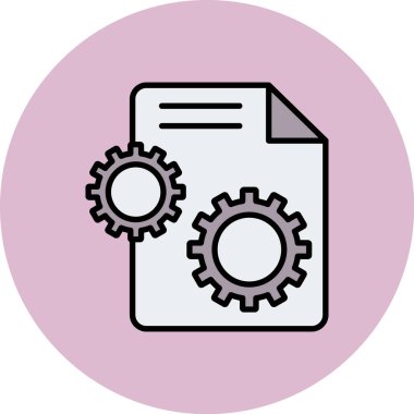 dosya vektör simgesi, modern biçim